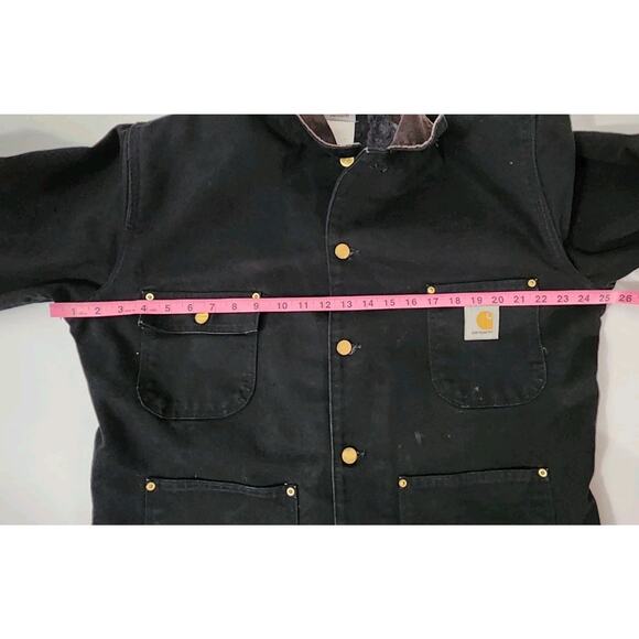Vintage Carhartt Jacket Mens Large Blanket Lined Chore Coat Workwear USA 90s - Picture 14 of 14